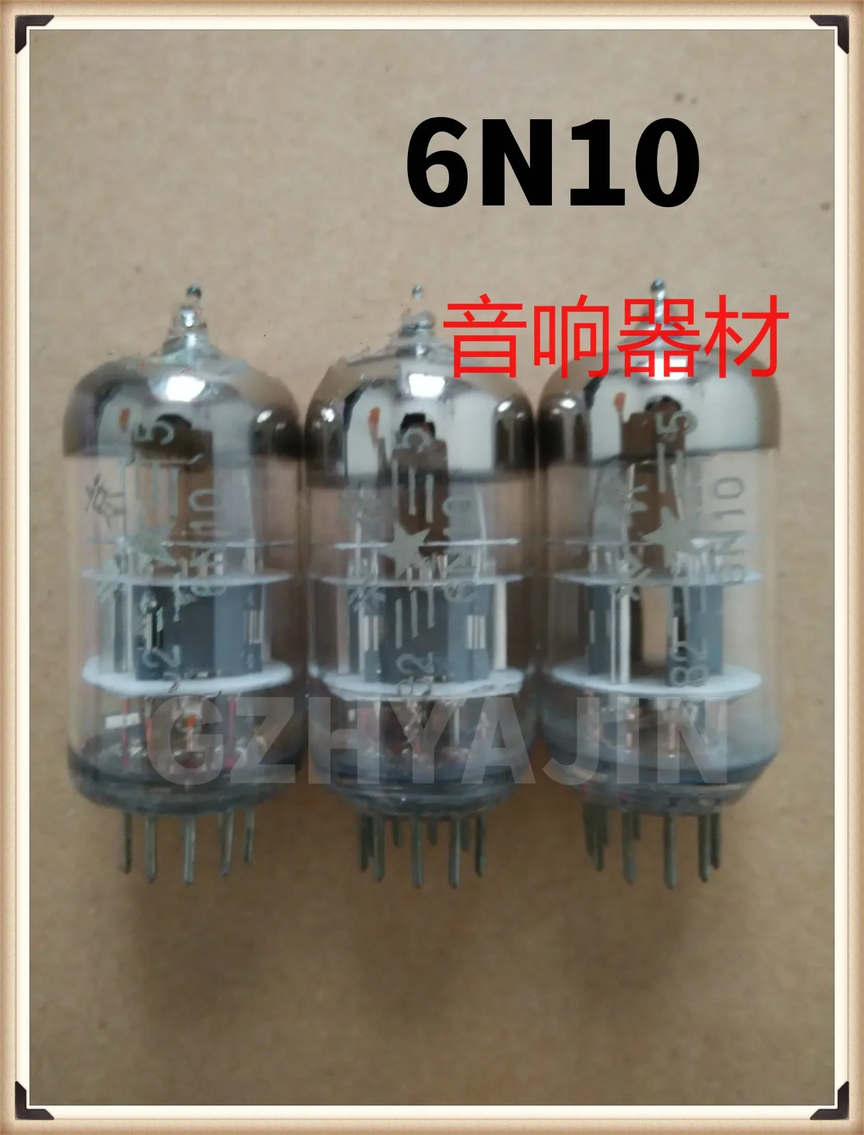 

Новая электронная трубка Beijing 6N10 J-class 6N10 12au7 5814 6189 ECC82 обладает мягким качеством звука.
