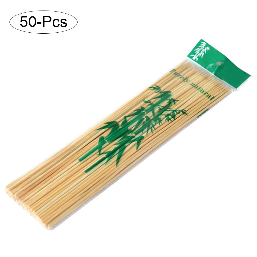 Bamboo skewer 50pcs Plant Support Garden Wooden Sticks Professional Bamboo Plants 40cm Canes Flower