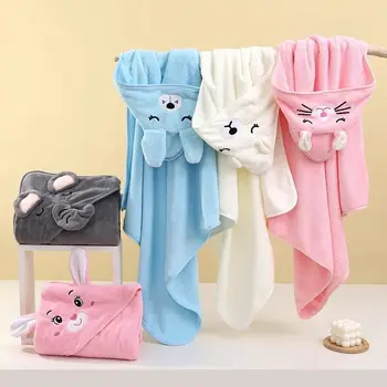 Home | HavF Beauty Baby Hooded Bath Towel | Soft Newborn Bathrobe Wrap