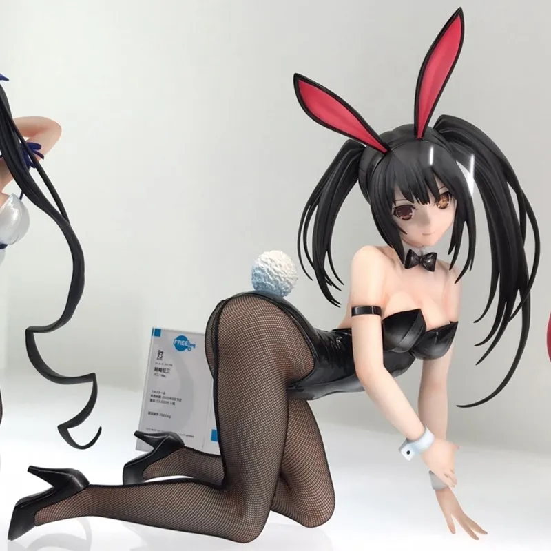 DATE A LIVE ִϸ̼ ǱԾ ŰŰ    ũ 䳢 ҳ ڽ, PVC ̵  ,  ÷ 峭, 27cm