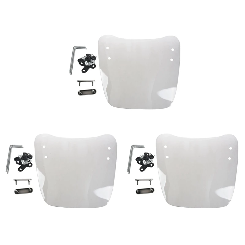 

Регулируемое ветровое стекло с 3-кратным потоком воздуха для мотоцикла, электромобиля, ветровое стекло, аксессуары для мотоциклов