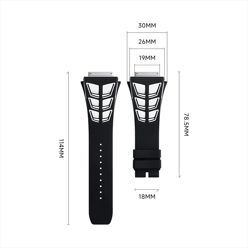 Bracelet En Caoutchouc FKM Pour Richard Mille RM030 RM055 RM035 - Multicolore, Neuf Avec étiquettes