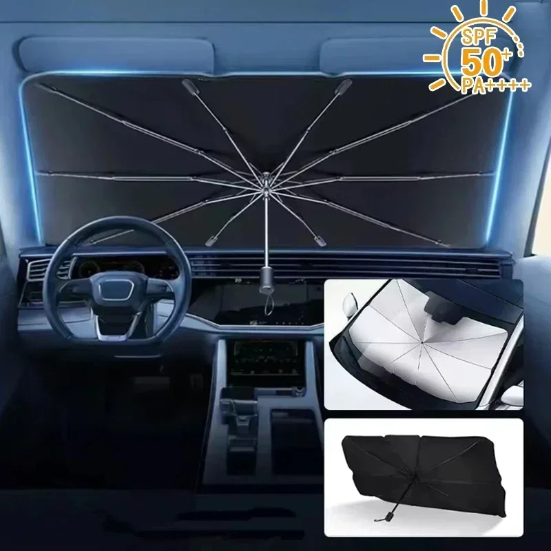 Parasole per Auto, Protezione per Parabrezza Anteriore, Copertura Parasole per Finestrino, Accessori di Protezione Interna per Auto