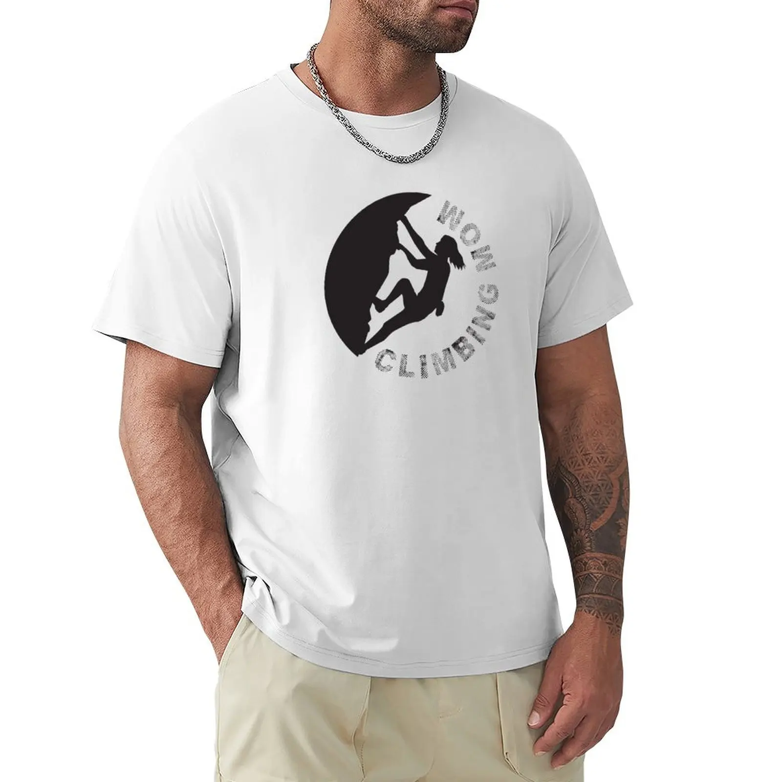

Climbing Mom Rocks T-Shirt summer top summer clothes customizeds kawaii clothes funny t shirts for men