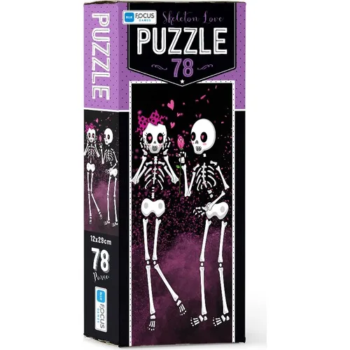 

Blue Focus 78 Piece Puzzle Skeleton Love