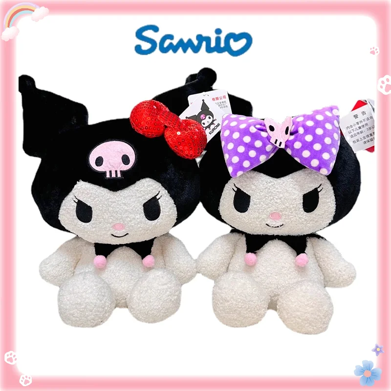 

Genuine Sanrio Series Kuromi Super Soft Children Soothe Sleep Plush Doll Cute Girl Heart Cartoon Birthday Gift Christmas Gift