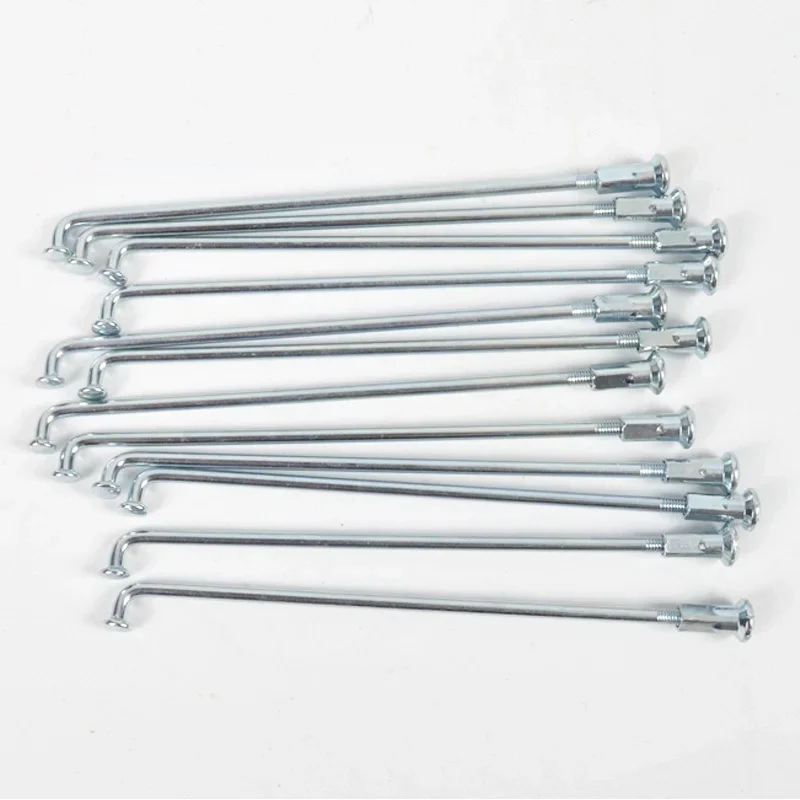 Electric Bicycle Spokes 12G Diameter 2.5mm Length 50-165mm Steel with Nipples 40PCS bicycle spokes bike spokes nipples