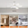 Household detachable fan blades, small fan, restaurant bedroom, intelligent remote control ceiling fan, wind and light adjustmen 3