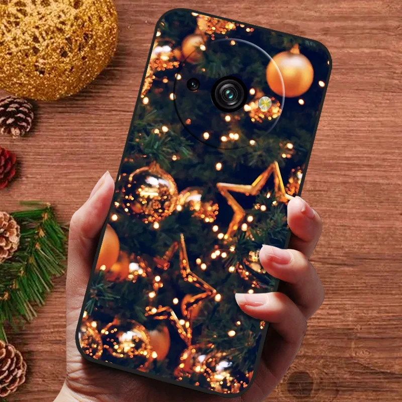 Luxury Christmas Painted Silicone Soft Phone Cover Case