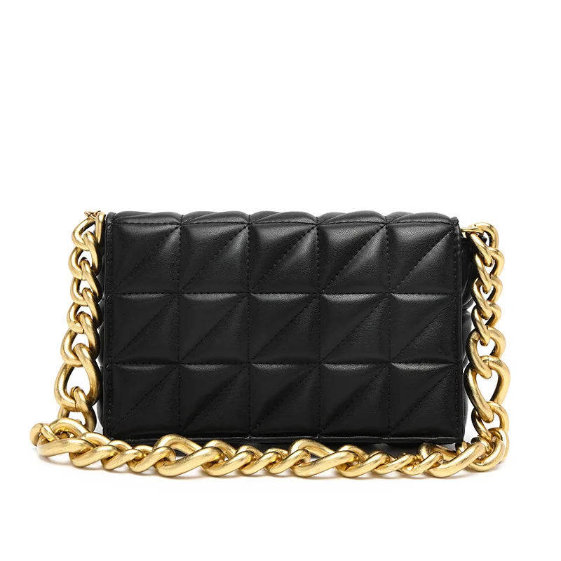thumbnail image 1 of Bolso de hombro para mujer, versátil, con cadena debajo del brazo, de cuero suave, acolchado, para fiestas, para mujeres que viajan diariamente, de alta calidad, Y2k Crossbody, 1 of 5