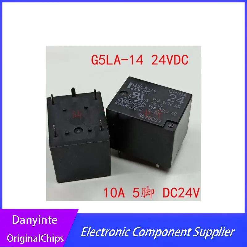 

Новинка; 10 шт./лот G5LA-14-DC24V G5LA-14 24VDC 24V 10A 5PIN