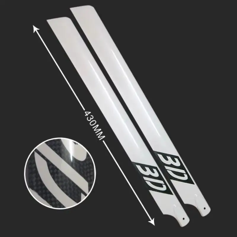 Premium 430mm Carbon Fiber Main Rotor Blades