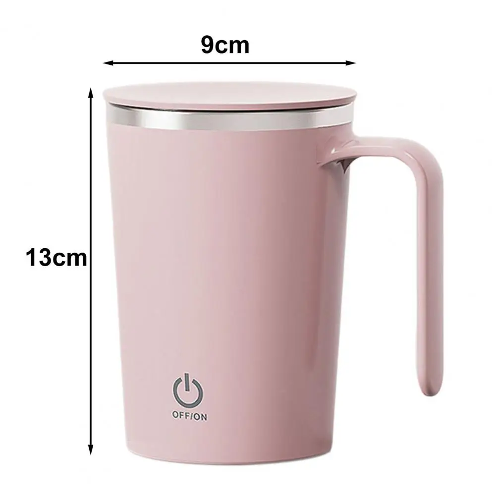 Stainless Steel Automatic Stirring Cup Coffee Cup Mug With Lid Heat  resistant Rechargeable Milkshake Rotating Magnetic Water Cup - AliExpress