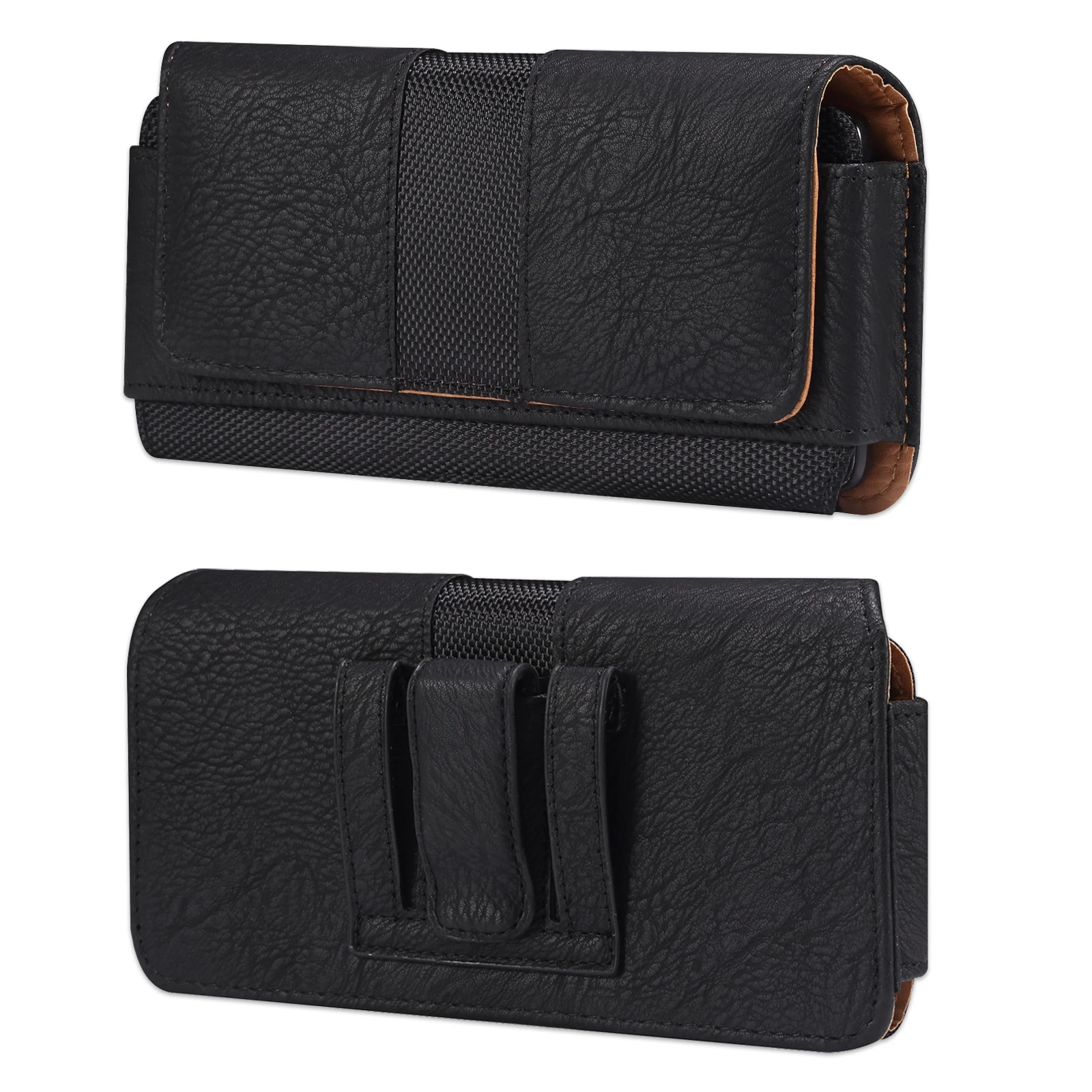 Leather Magnetic Belt Clip Phone Case Holder – Stylish Waist Bag Holster Pouch