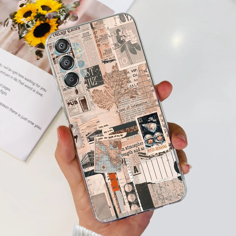 New Fashion Painted Clear Silicone Soft TPU Phone Case Bumper
