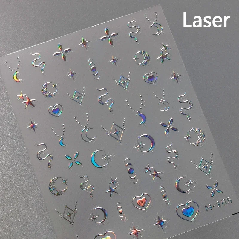 Elegant Starlight Glitter Rhinestone Nail Art Stickers