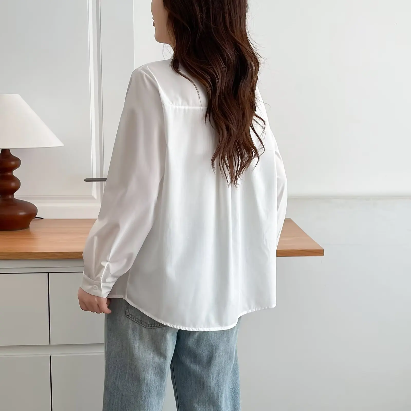 Fashion Plus Size Women's Blouses 2025 Autumn New Elegant Lace Long Sleeve Shirt