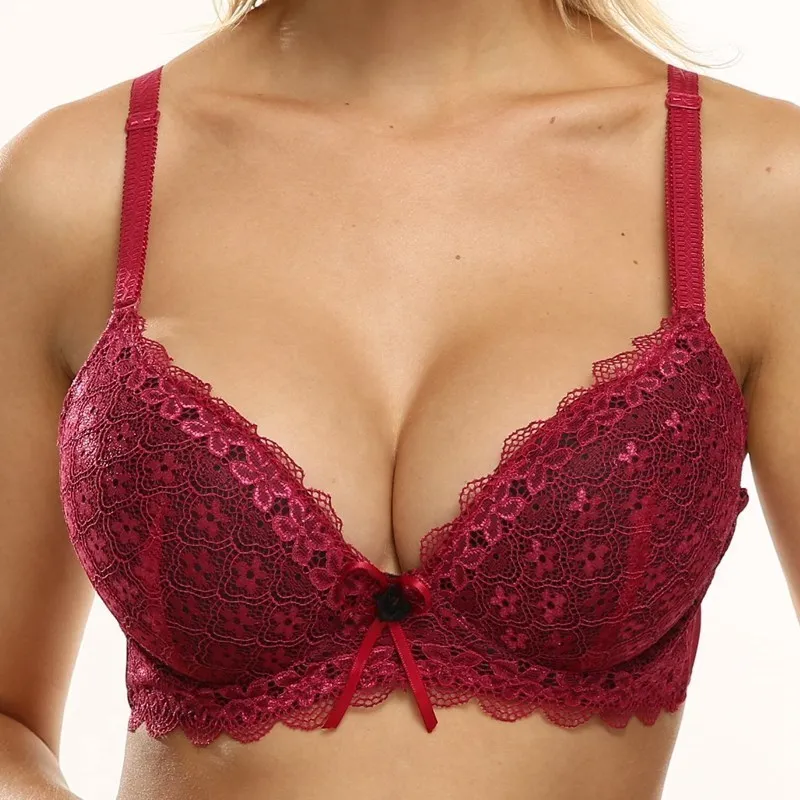 Bras PlusGalpret Mulheres Levemente Pushded Push Up Bra Sexy