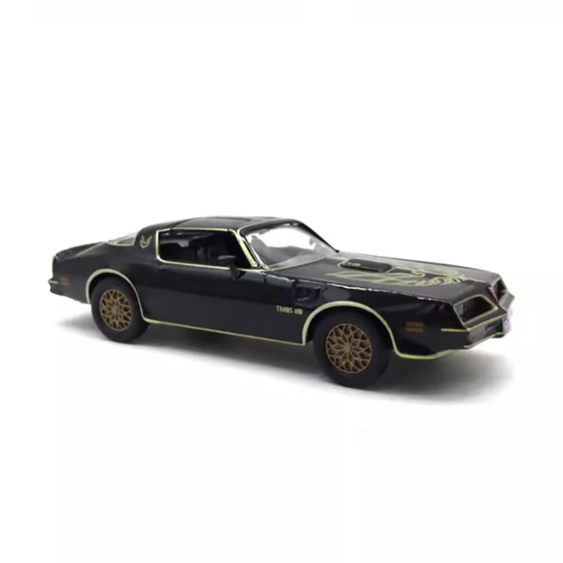 다이캐스트 1:64 스케일 1977 폰티악 파이어버드 합금 자동차 모델 성인 클래식 컬렉션 기념품 디스플레이 선물