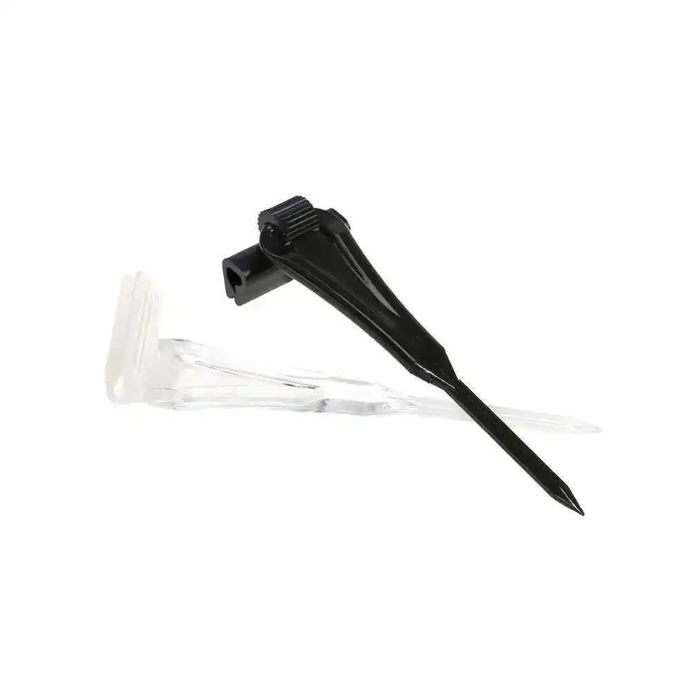 Sea Food Card Spike Adjustable, Plastic Pricing Needle Label Sign Card Ratchet Price Tag Holder Cake Ticket Pin Ice Spear