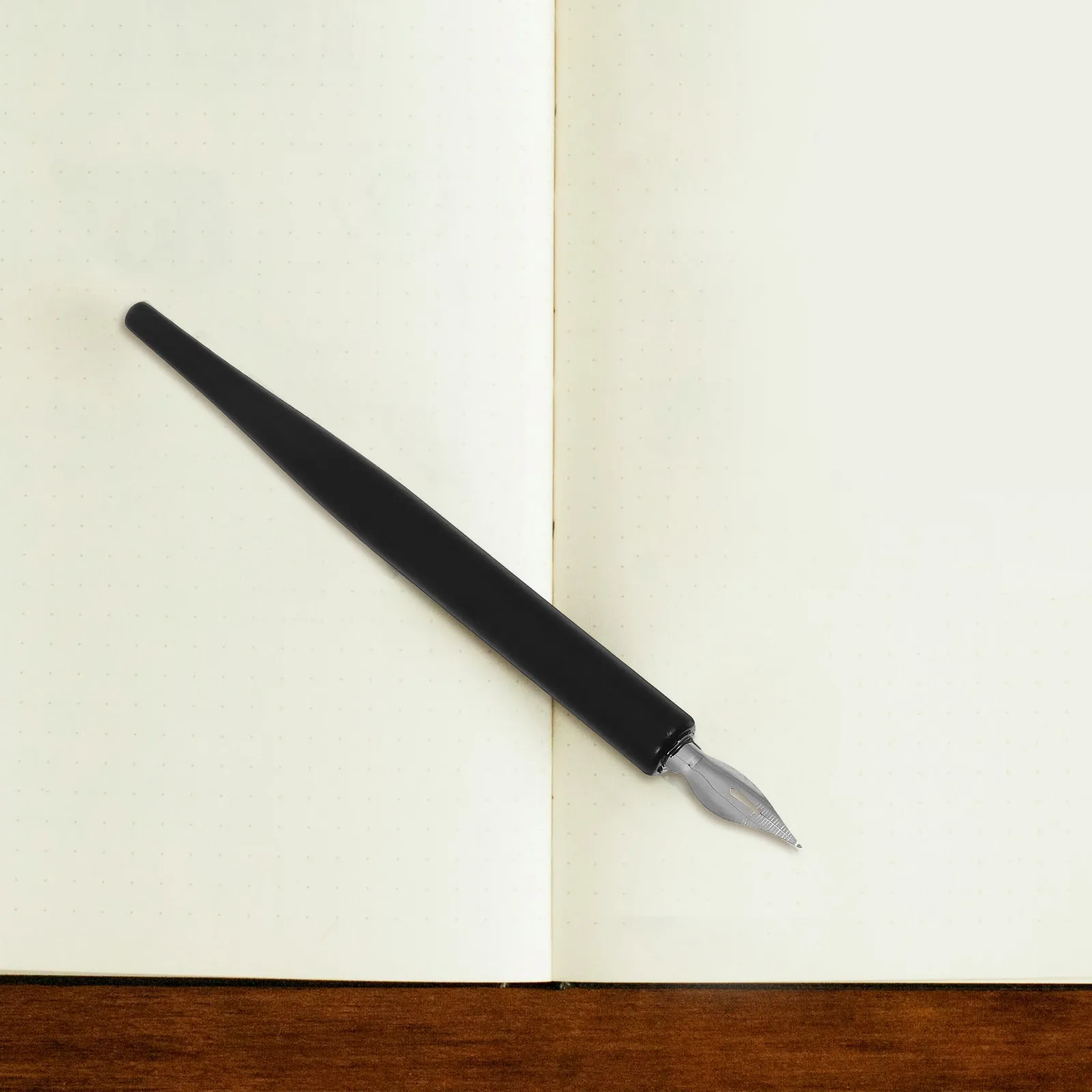 1세트 우아한 나무 손잡이 딥펜, 다양한 펜촉 크기로 그림 그리기, 레터링, 스케치, 잉크 아트, 창의적인 문구류에 사용 가능