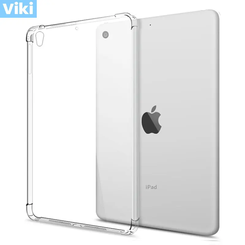 Custodia In Silicone Antiurto Per Ipad 10.2 ''2021 2020 2019 Ipad 7 8 9 Th Gen 10.2 Tpu Paraurti Flessibile Cover Posteriore Trasparente Trasparente