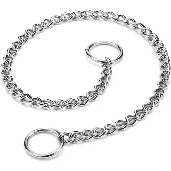 4 Size Stainless Steel Slip Chain Collar for Dog Adjustable Pet Accessories Dog Collar for Small Medium Large Dog Collar 2