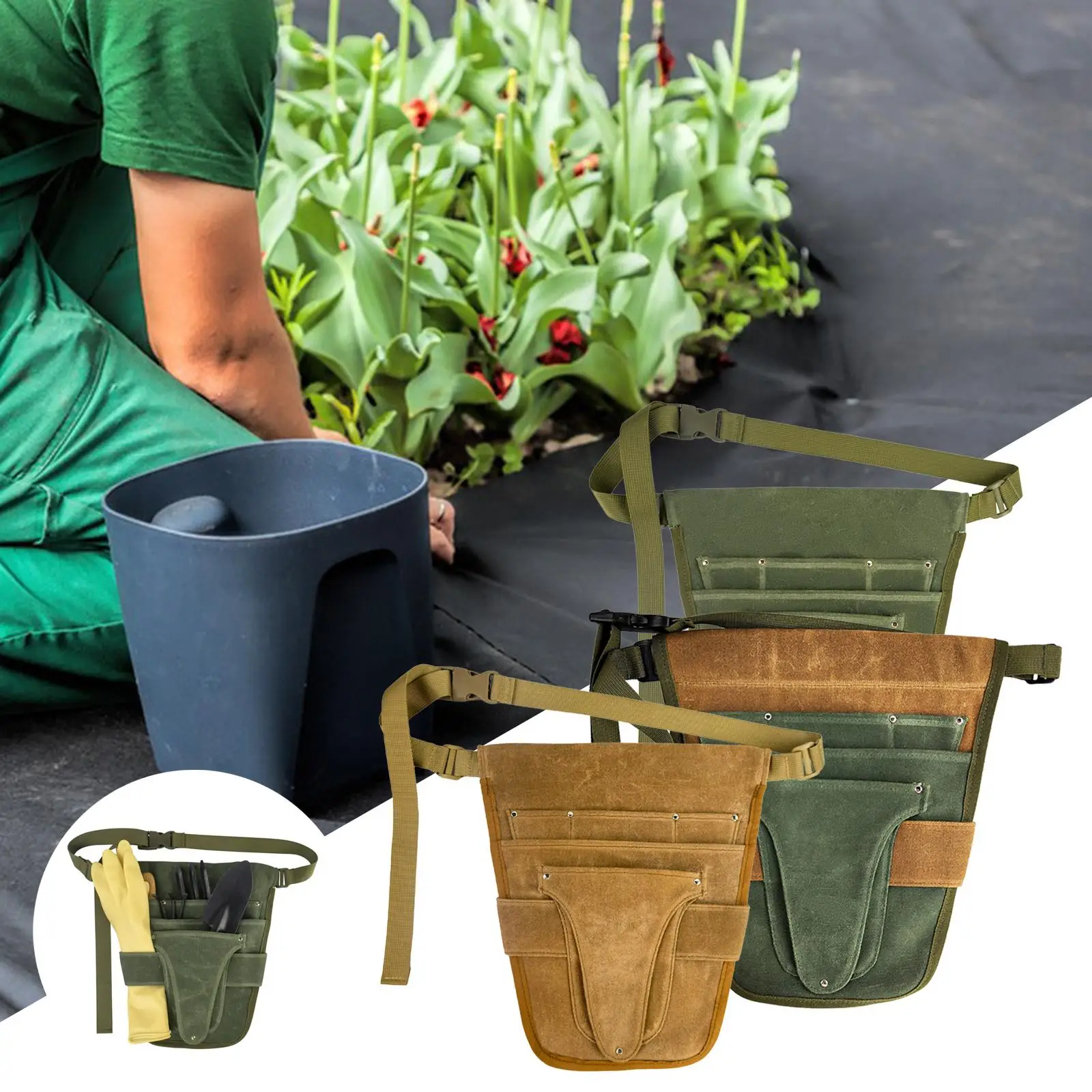 Portable Large Pocket Carpenter Repair Bucket Bag Multifunctional Garden  Pruning Storage Kit - Hair Scissors Bags - AliExpress