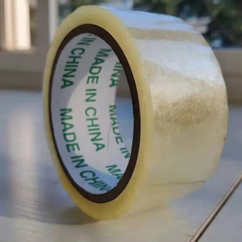 S7b11e1887d0c4f90a55b54dfe51b0d45I 4.5cm, 70 Meters High Viscosity Clear Adhesive Tape Box Carton Sealing Packing Tape DIY Mounting Fixing Tape Clear Adhesive Tape Mallzona