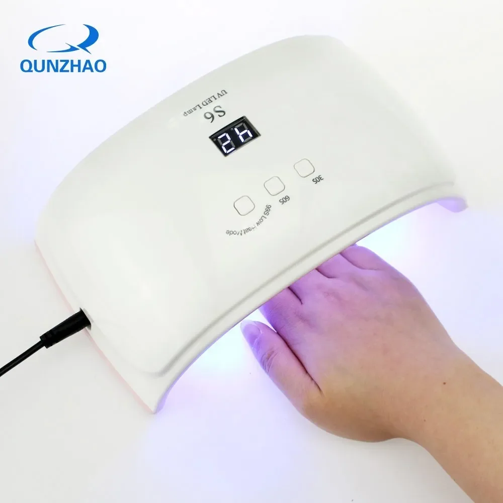 SunS6 Nail Dryer 48W UV LED Nail Lamps Smart Sensor 30s/60s Time Setting Machine for Curing Gel Polish Drying 4