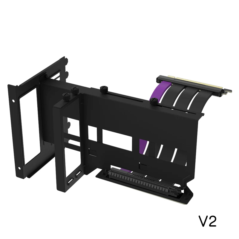 har radikal F.Kr. Cooler Master Pcie 4.0 X16 Pcie 3.0 Universal Vertical Gpu Holder Kit Riser  Atx Case Vga Graphics Card Steering Bracket Support - Pc Hardware Cables &  Adapters - AliExpress