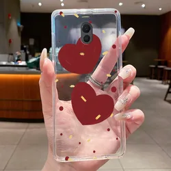 Clear Luxury Butterfly & Floral Soft TPU Silicone Phone Case for Meizu M6 Note (TPU - TPU301)