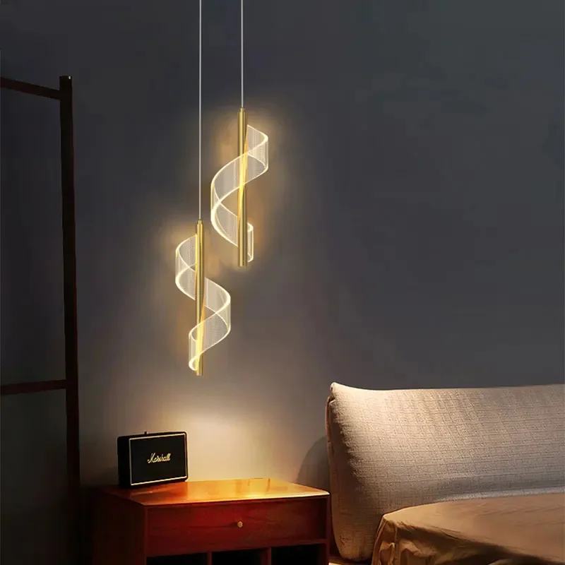 

Люстры в современном стиле, Золотое освещение, креативная Подвеска для дома, фотолюстра для спальни, гостиной, подвесной светильник 2024