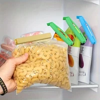 Clips de scellage colorés, 5-30 pièces, résistant à l'humidité, pour conserver la fraîcheur des sacs de collation, pince de scellage pour sacs en plastique, accessoire de cuisine réutilisable 5