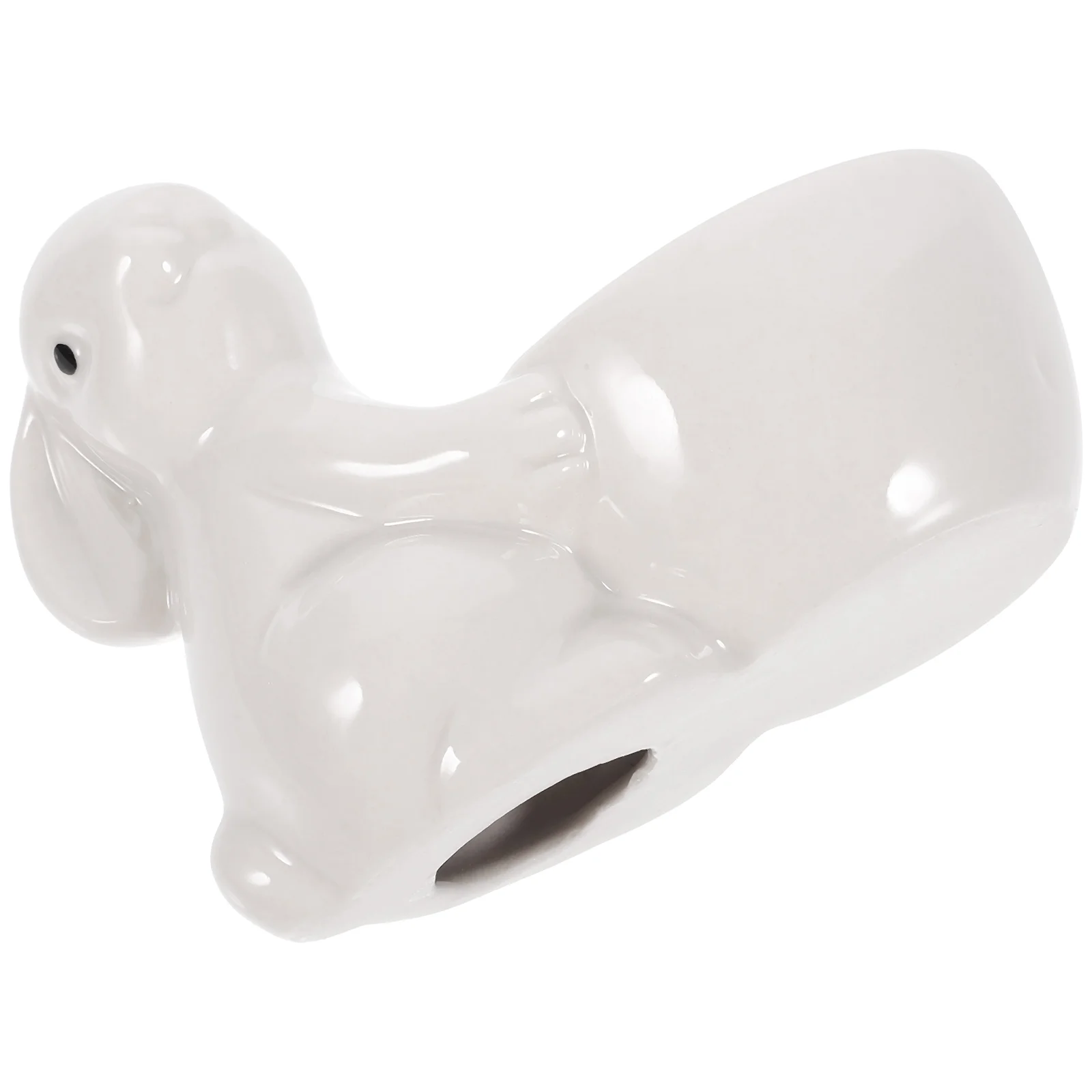

Rabbit Shape Ceramic Egg Cup Holder Porcelain Egg Container Bunny Statue Breakfast Egg Tray Kitchen Egg Tools