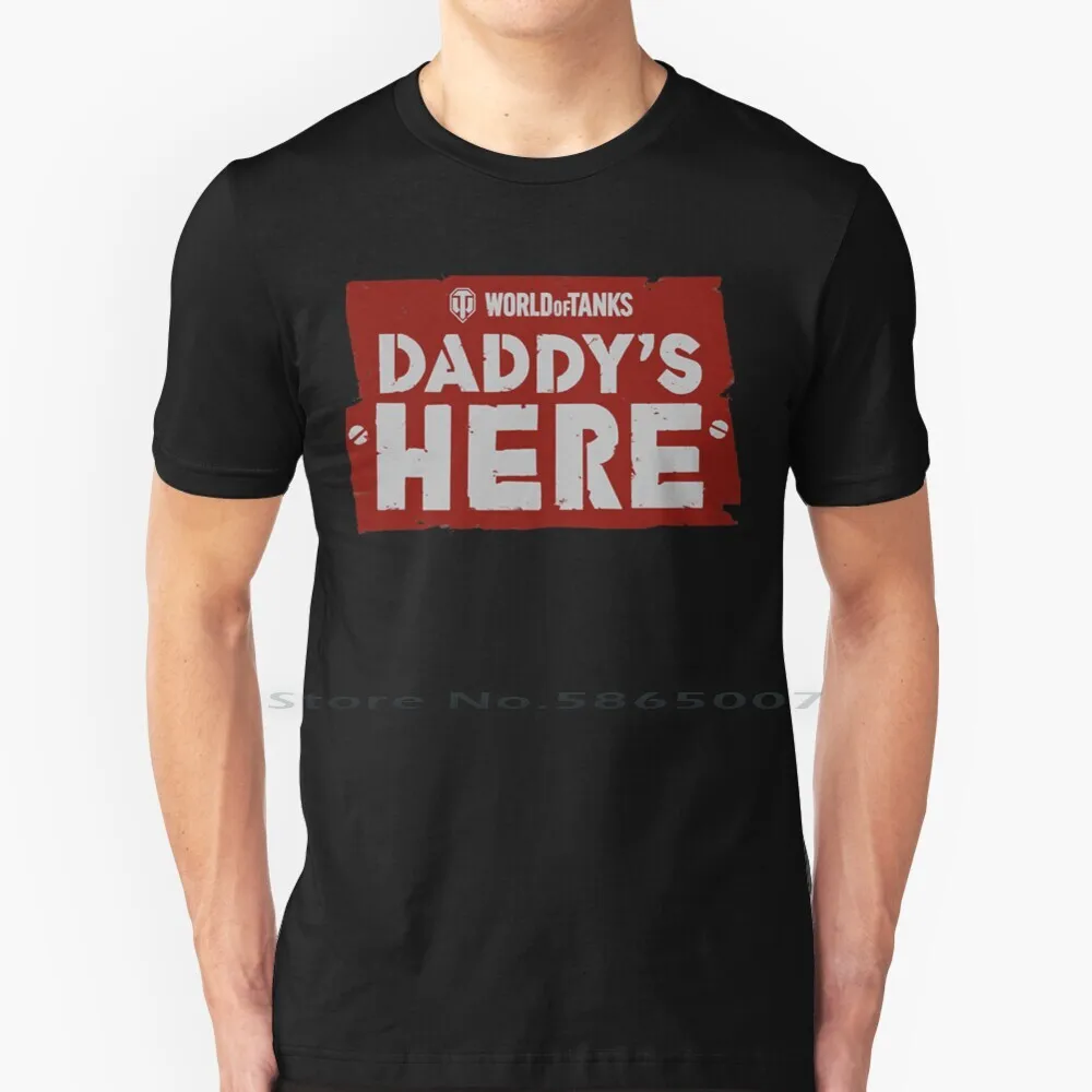 World Of Tanks T-Shirt Festa Del Papà 100% Cotone World Of Papà Day Big Size 6Xl Tee Gift Fashion