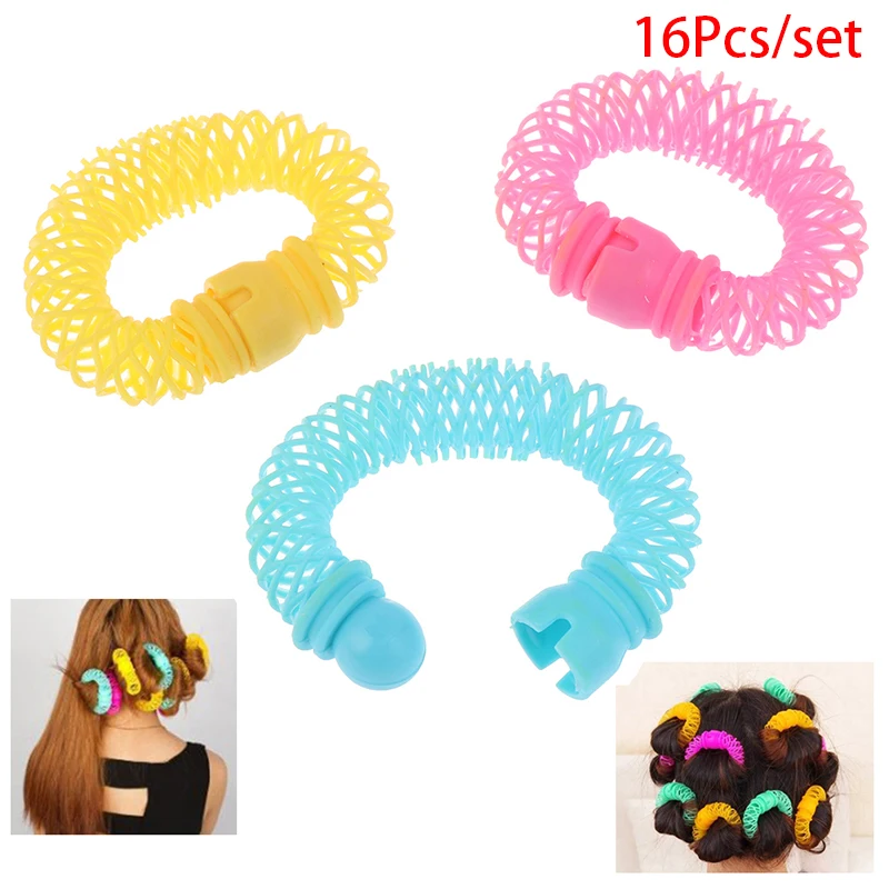 Magic Hair Curler 16pcs Spiral Curls Roller Donuts Curl Hair Styling Tool hair accessories