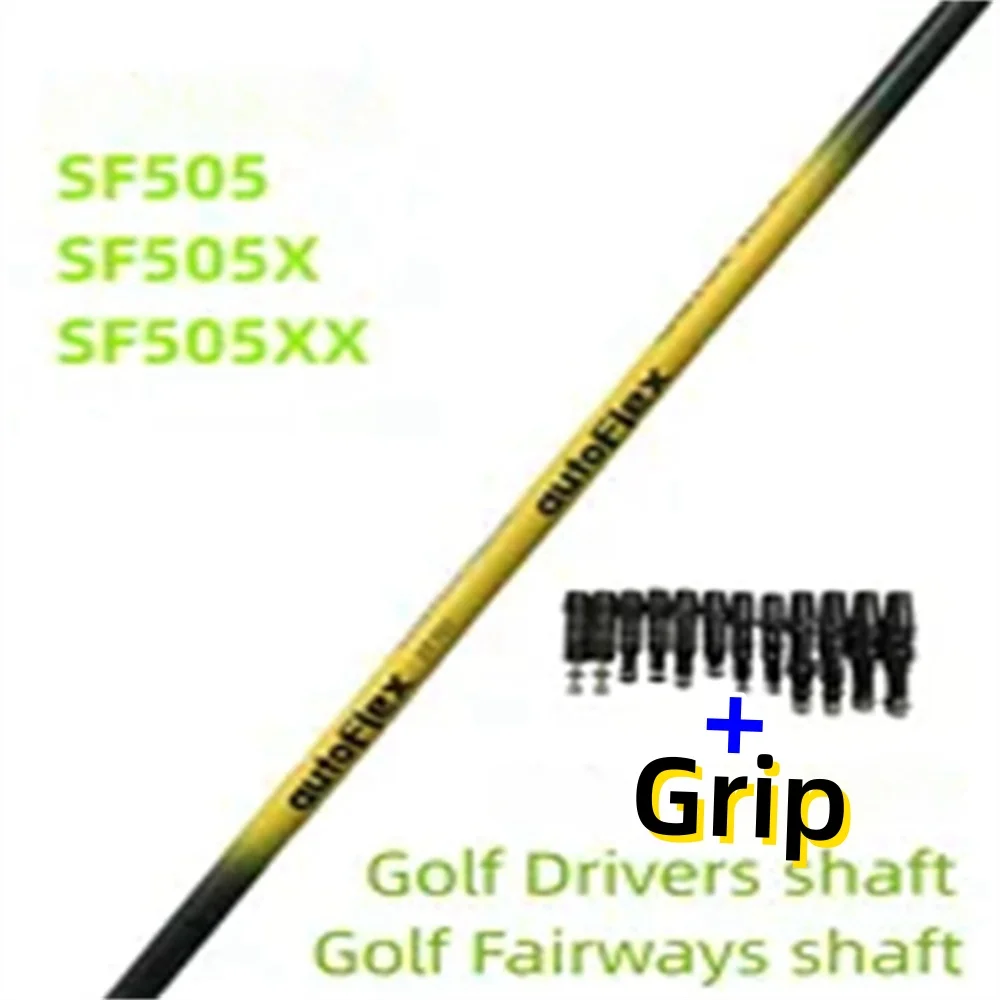 골프 드라이버 샤프트, 노란색 흑연 클럽 샤프트, 우드 샤프트, 플렉스 SF405/SF505xx/SF505/SF505x, 프리 어셈블리 슬리브 및 그립