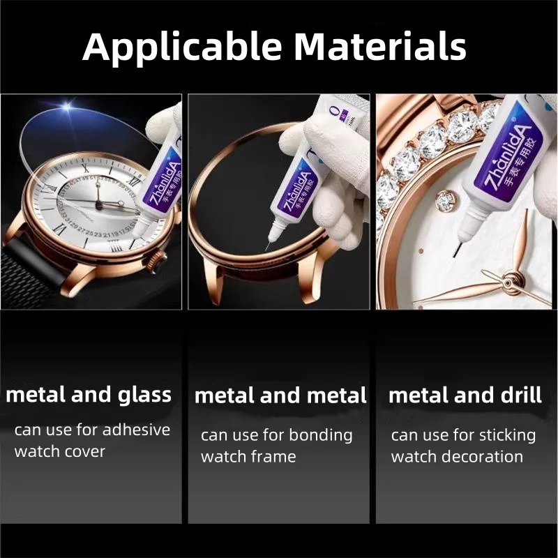 15ML TWOOO Watch Repair Glue Adhesive Waterproof Universal Clear Contact Glue DIY Crafts Phone Case Painting Stick Drill Diamond 4
