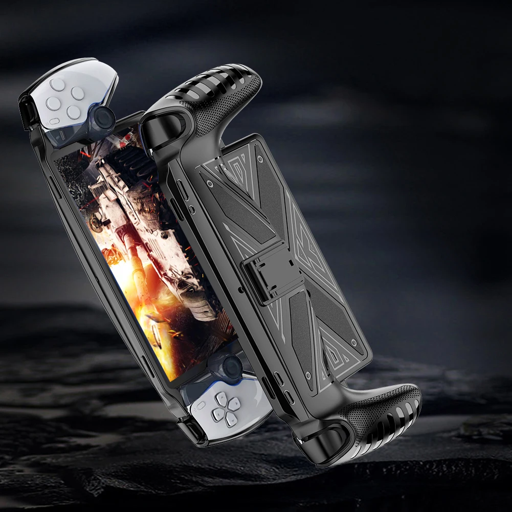 Deluxe Eco-Friendly Protective Case with Stand - Black & White