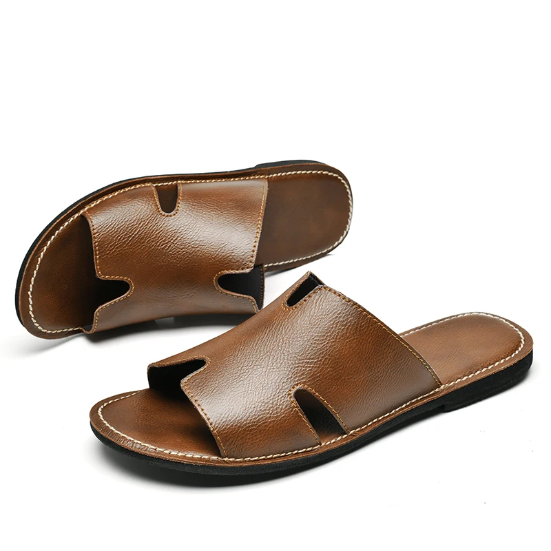 Men's color matching breathable sandals and slippers