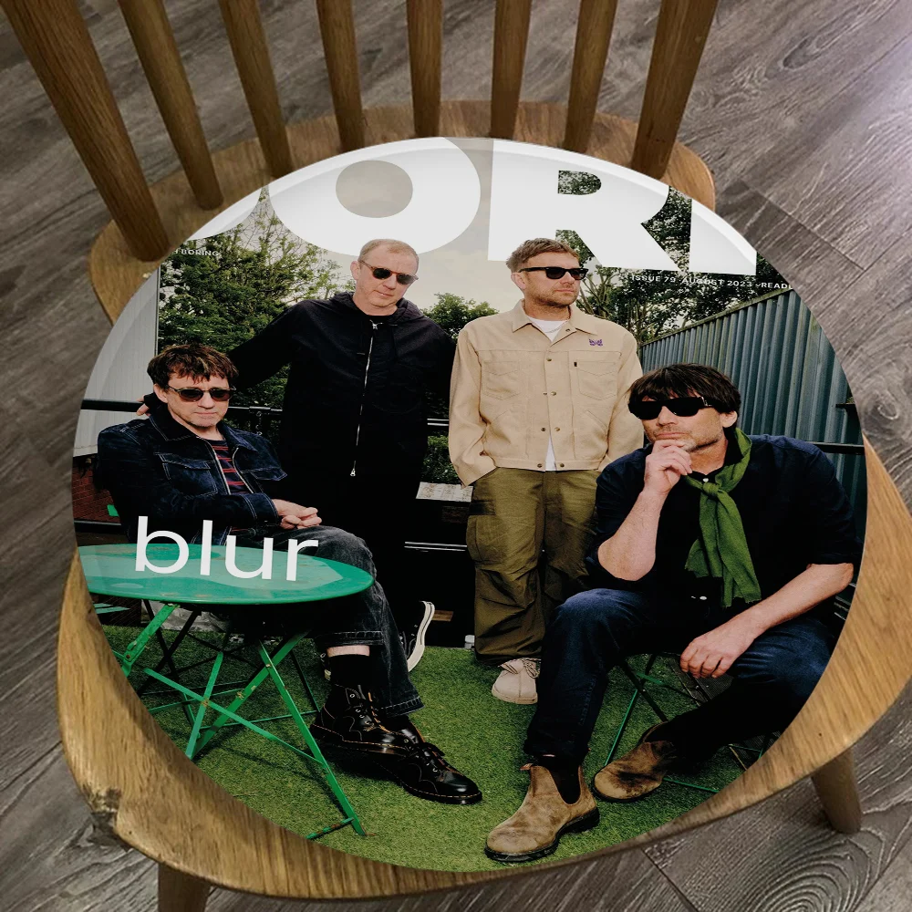Popular Rock Singer Star B-Blur Modern Minimalist Style Fabric Cushion Non-slip Living Room Sofa Stool Tatami Office Stool Mat 5