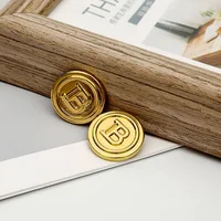 Vintage Letter B Metal Button High Quality 10PCS Of British Style Uniform Button Hand Stitched Buttons 1