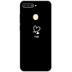 Sleek Silicone Phone Case - Soft TPU Protective Cover for Honor 7C 5.7 inch (NO69)