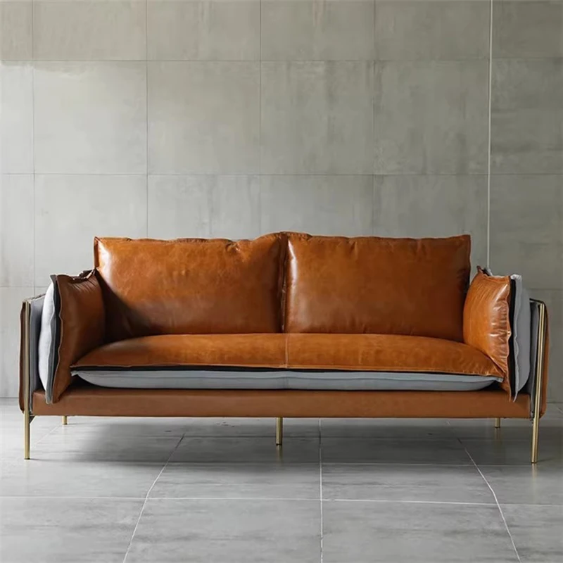 

Luxury Adults Family Sofa Banquet Relax Minimalist Comfort Large Sofa Handrail Theater Sofa Para Sala Living Room Furnitures