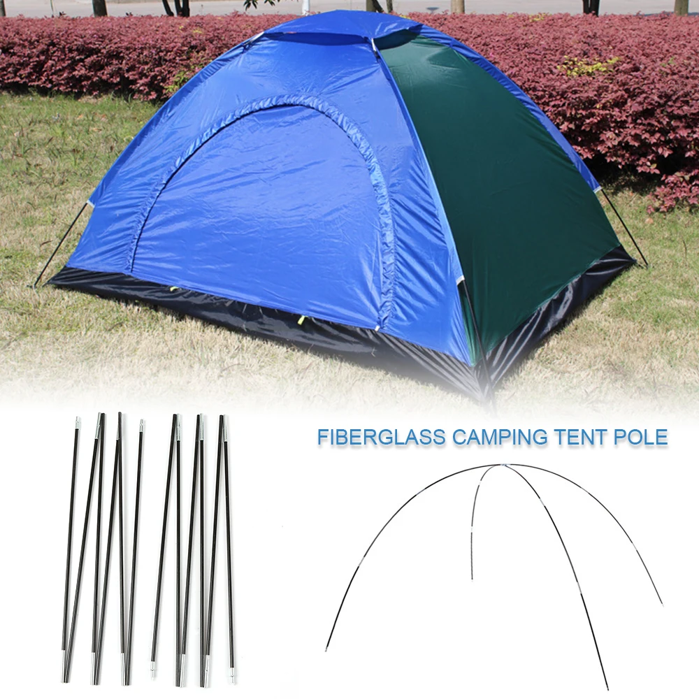 

1Pair Tent Rod 3.0m-4.9m Fiberglass Camping Tent Pole Bars Outdoor Support Rods Awning Frames Kit Camping Tent Accessories