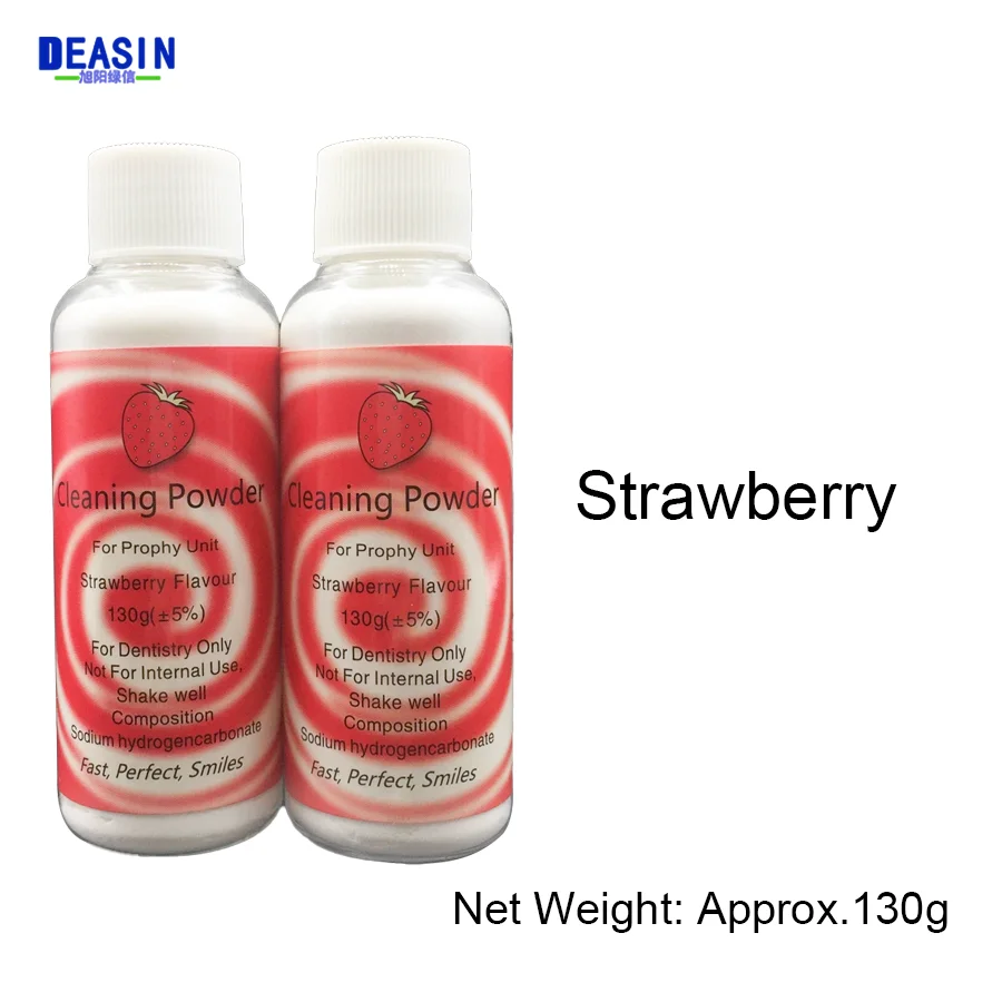 130g Dental Air Prophy Powder Cleaning Powder Teeth Polishing Plaque Stain Remove Mint Lemon Flavor Teeth Whitening Essence teeth whitening powder