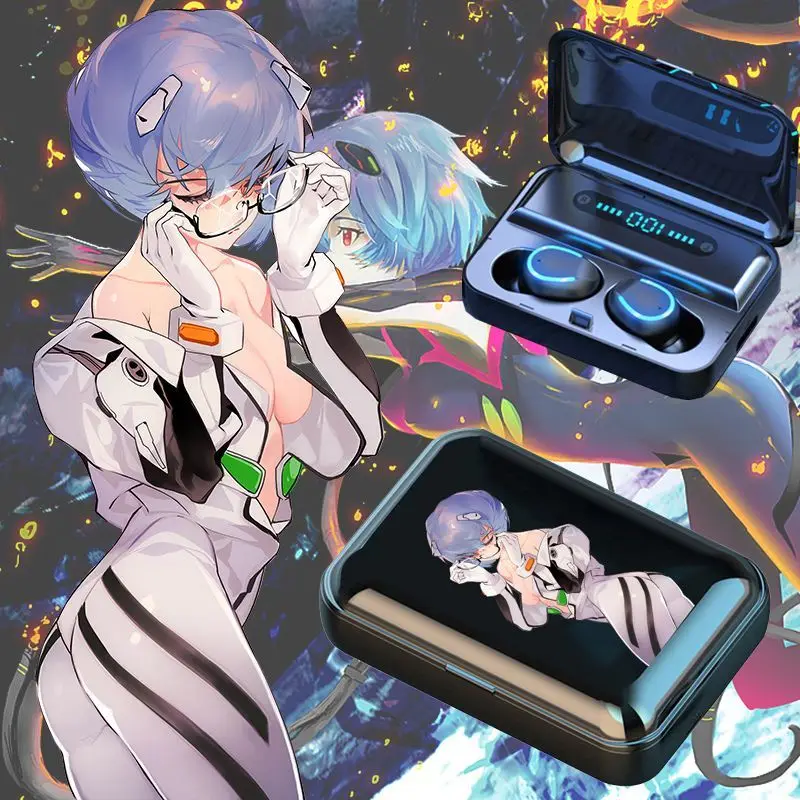 

Беспроводные наушники-вкладыши с Bluetooth для мужчин и женщин Neon Genesis Evangelion Ayanami ei Asuka Nagisa Kaworu Katsuragi Misato