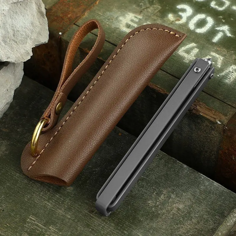 Folding Knife 2 In 1 Mini Folding Knife Can Broken Window Tool Knife Outdoor Survival Pocket Knives Gear EDC Self Defense Hand Tools