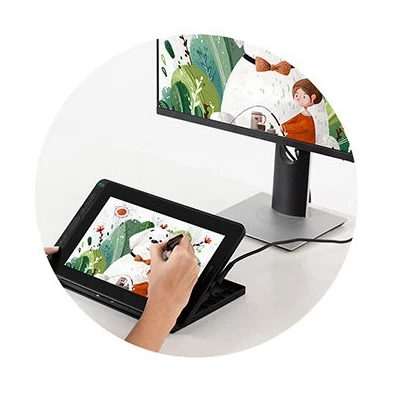 

Kamvas 12 with 8 Programmable Press Keys Graphic Digital Tablet Display
